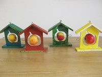 Thema winter appelhouders v. vogels geschilderd-Kinderopvang The Bunnies Ewijk